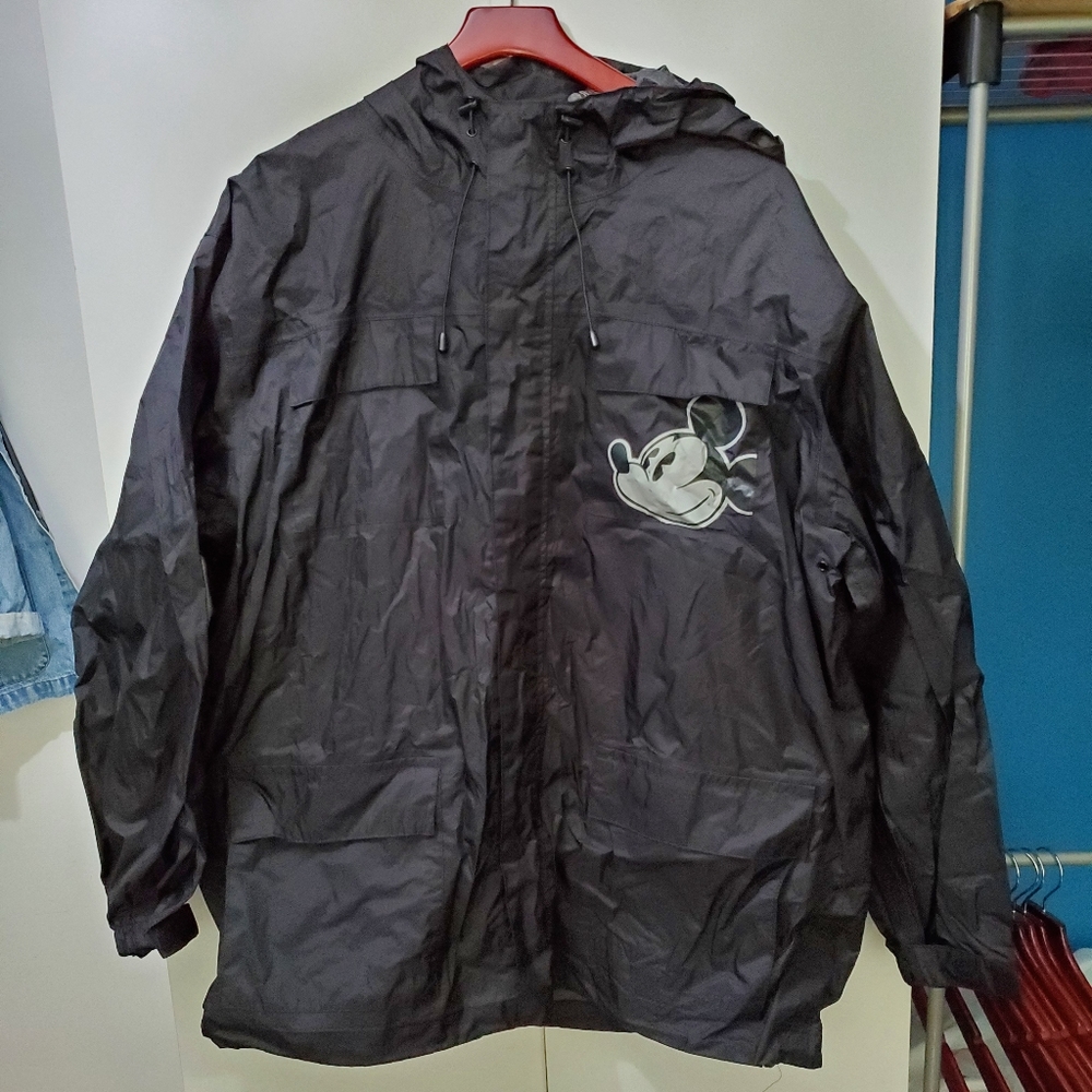 Disney  black raincoat